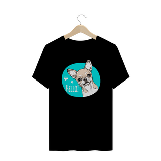 Nome do produtoCamiseta Plus Size Chihuahua Hello