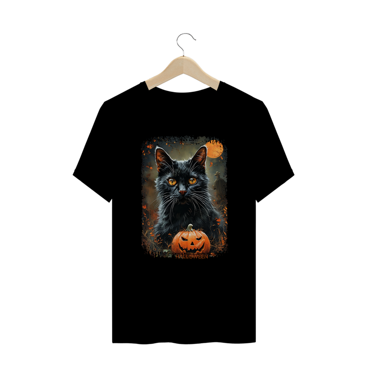 Nome do produto: Camiseta Plus Size Dark Halloween