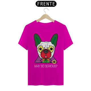 Nome do produtoCamiseta Cachorro Coringa - Why So Serious?