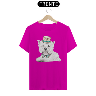 Nome do produtoCamiseta West Terrier de Gravata e Chapéu