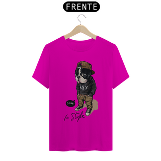 Nome do produtoCamiseta Cachorro - Stay in Style