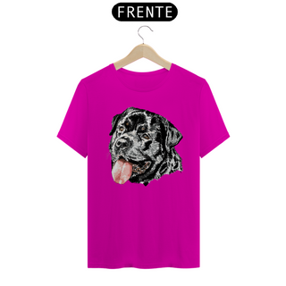 Nome do produtoCamiseta Rottweiler Cara Preta Pintura Digital