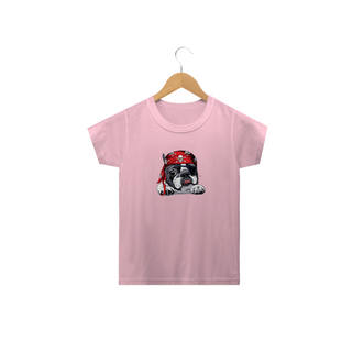 Nome do produtoCamiseta Infantil Bulldog Francês Pirata