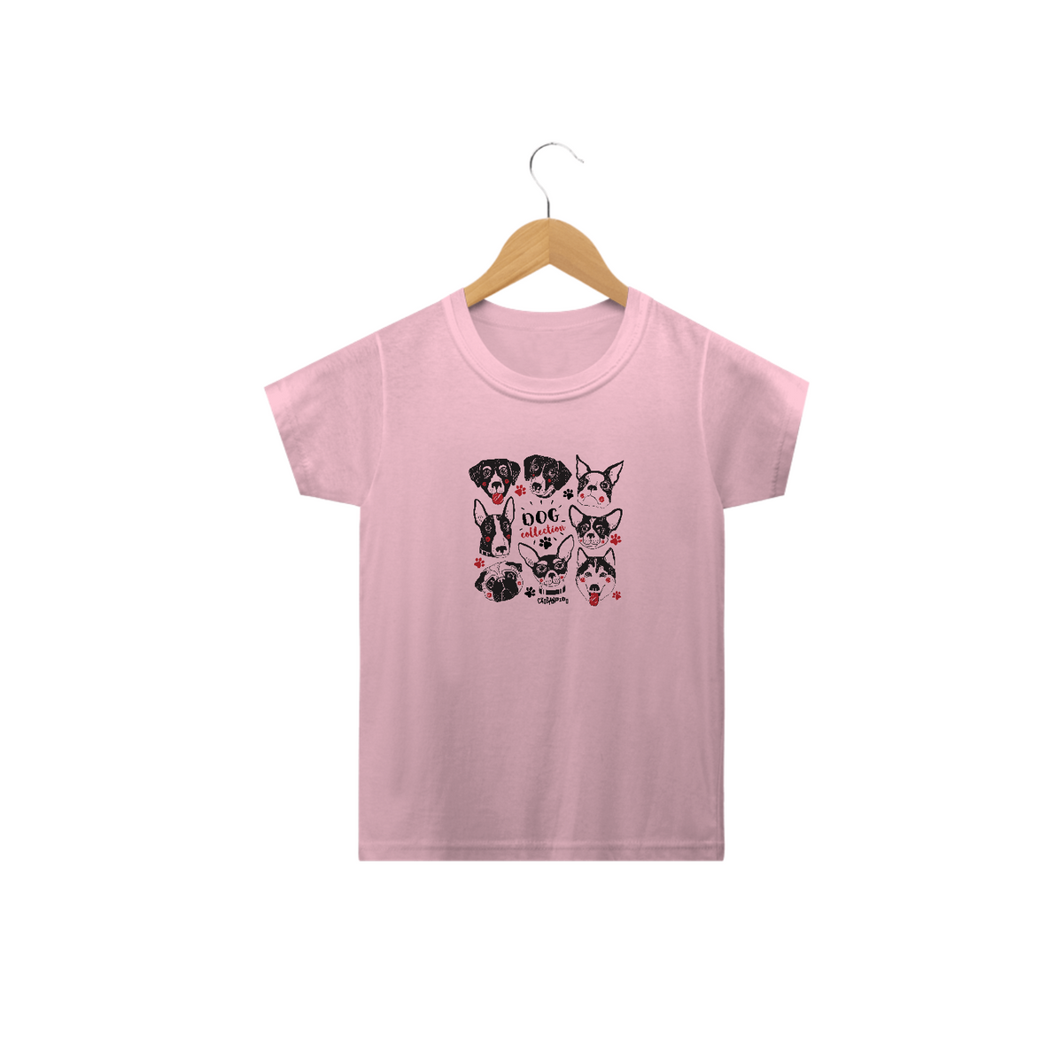 Nome do produto: Camiseta Infantil Dog Collection
