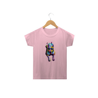 Nome do produtoCamiseta Infantil Cachorro Deitado Pop Art