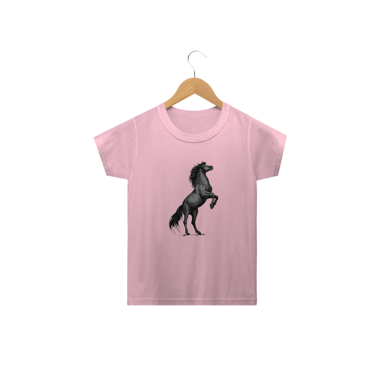 Nome do produto: Camiseta Infantil Cavalo - Modelo 4