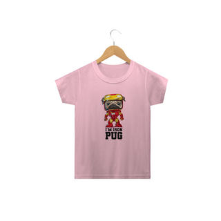 Nome do produtoCamiseta Infantil I'm Iron Pug