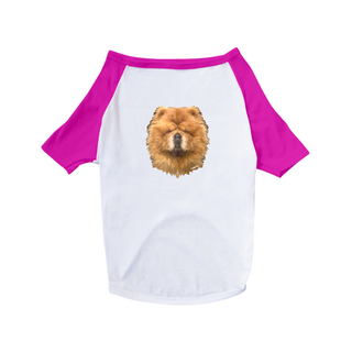 Nome do produtoCamiseta para Cachorro - Chow Chow Mosaico