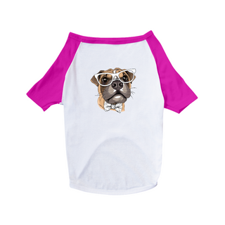 Nome do produtoCamiseta para Cachorro - Boxer de Óculos