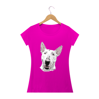 Nome do produtoBaby Look Bull Terrier Pintura Digital