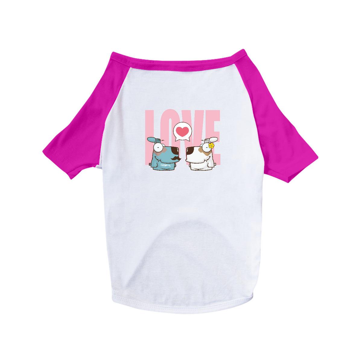 Nome do produto: Camiseta para Cachorro - Casal Love