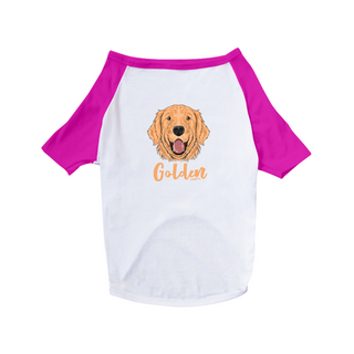 Nome do produtoCamiseta para Cachorro - Golden