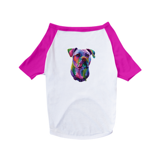 Nome do produtoCamiseta para Cachorro - Pitbull Pop Art