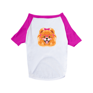 Nome do produtoCamiseta para Cachorro - Spitz Alemão - Lulu da Pomerânia Fêmea