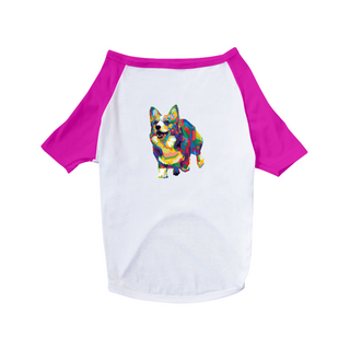 Nome do produtoCamiseta para Cachorro - Welsh Corgi Pop Art