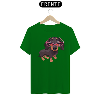 Nome do produtoCamiseta Dachshund de Óculos