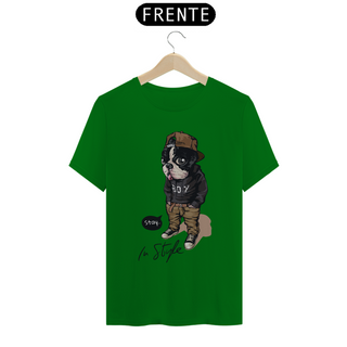 Nome do produtoCamiseta Cachorro - Stay in Style