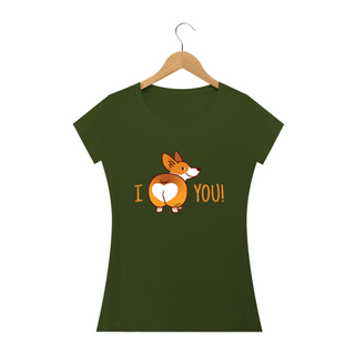 Nome do produtoBaby Look Corgi - I Love You