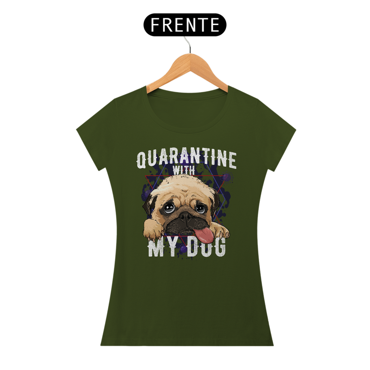 Nome do produto: Baby Look Quarantine With My Dog