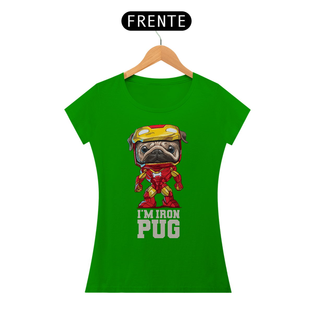 Nome do produto: Baby Look I\'m Iron Pug