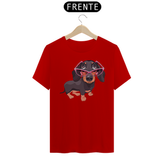 Nome do produtoCamiseta Dachshund de Óculos