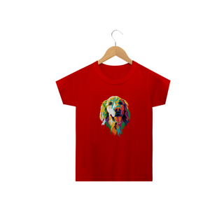 Nome do produtoCamiseta Infantil Golden Retriever Ilustração Cores