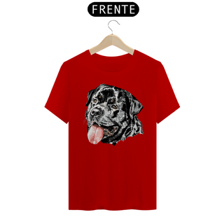 Nome do produtoCamiseta Rottweiler Cara Preta Pintura Digital