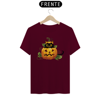 Nome do produtoCamiseta Gato Preto Halloween