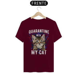 Nome do produtoCamiseta Quarantine With My Cat