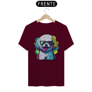 Nome do produtoCamiseta Bichon Frisé de Óculos de Sol