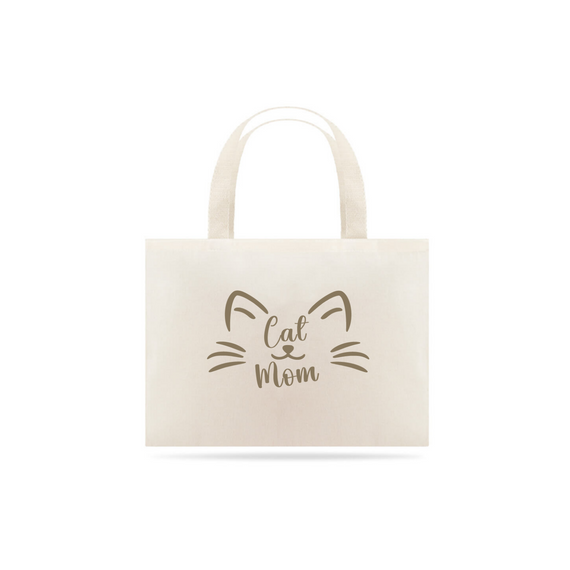 Eco bag cat mom 