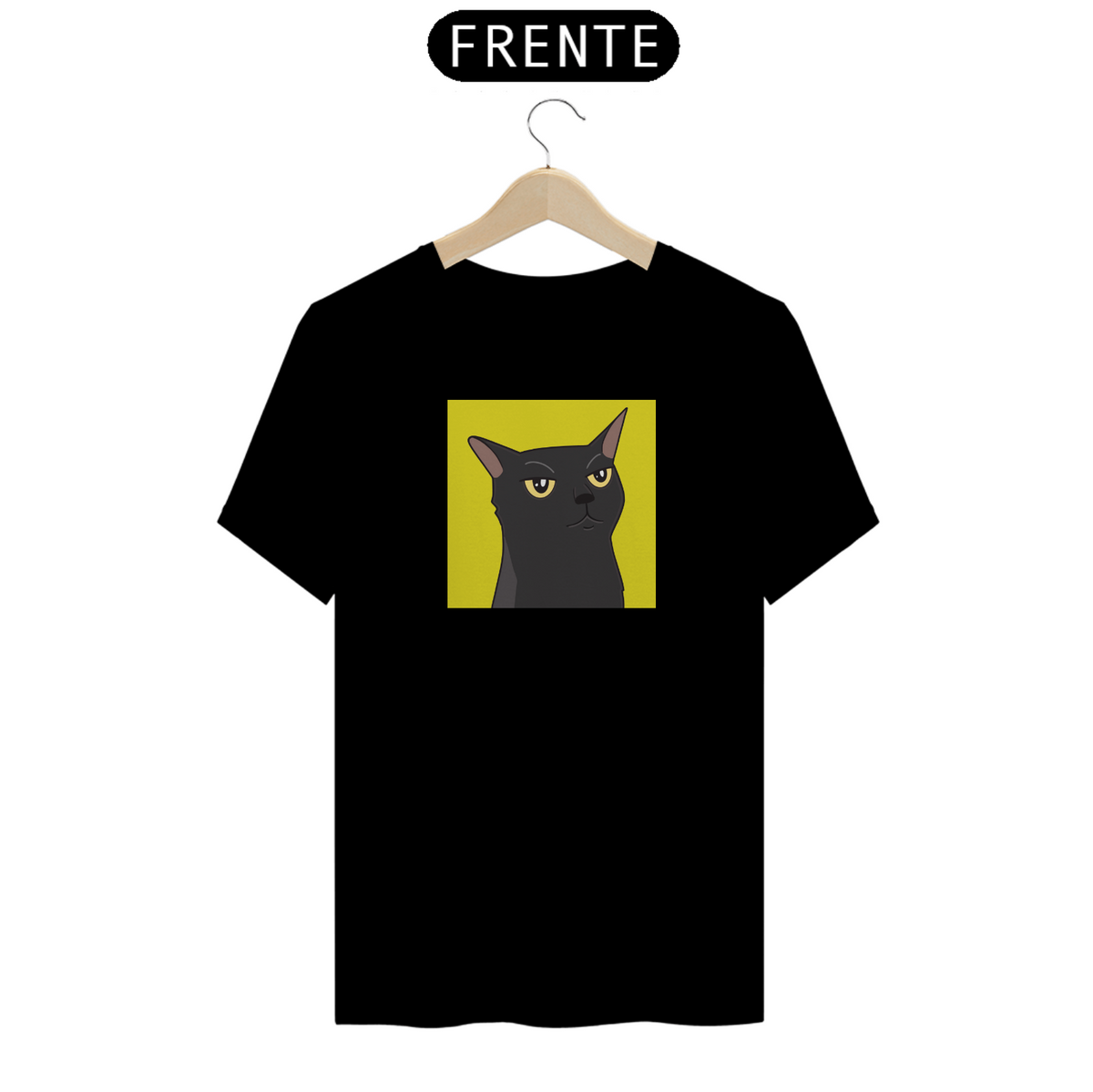 Nome do produto: T-SHIRT QUALITY GATO MEME