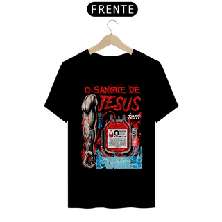 Nome do produtoCamiseta Masculina O SANGUE DE JESUS TEM PODER