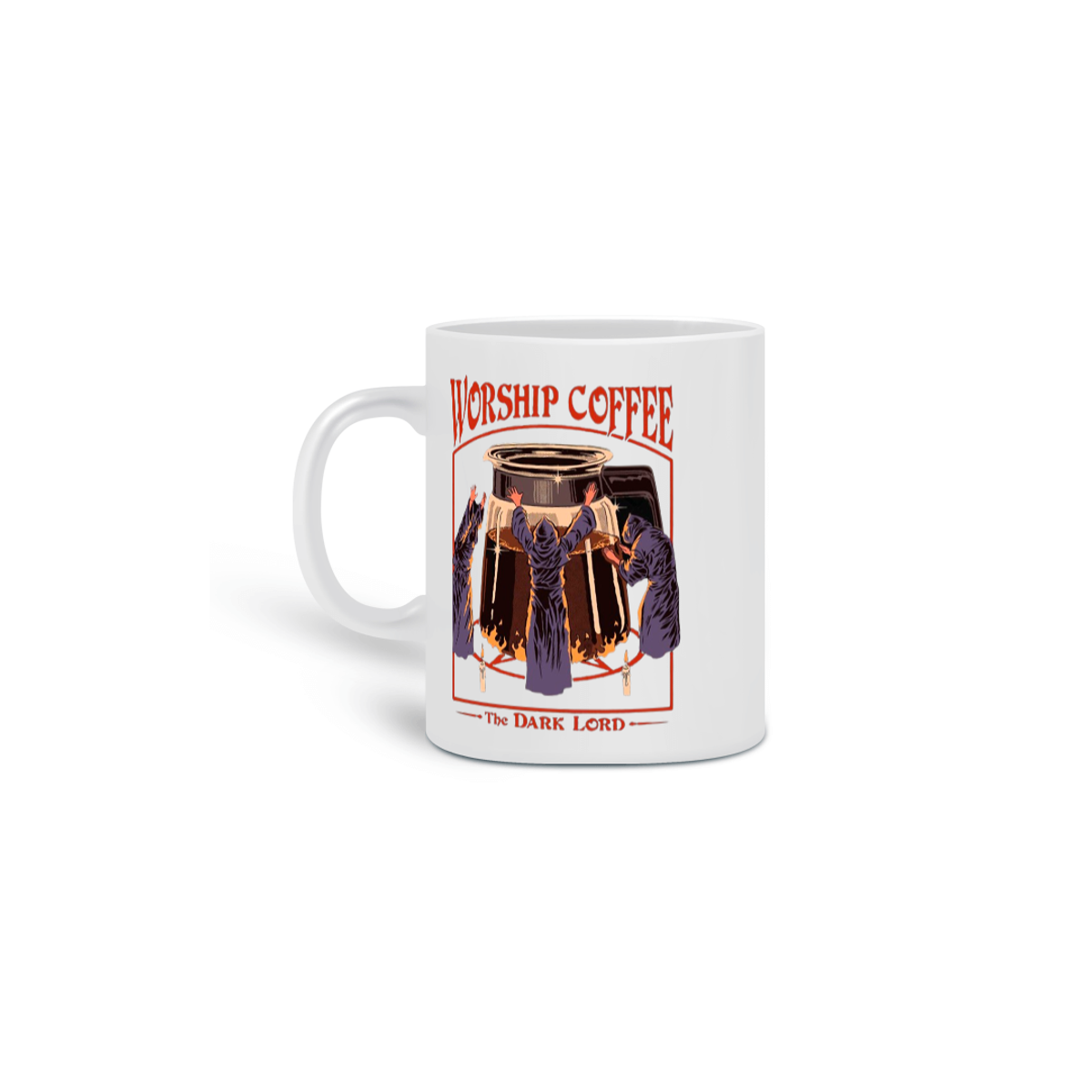 Nome do produto: Caneca Worship Coffee