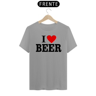 Camiseta Personalizada Estampa I LOVE BEER