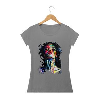 Nome do produtoBRUNETTE ORGASM - Camiseta Feminina Personalizada com Estampa Pop Art