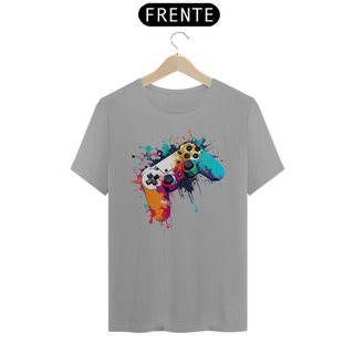 Nome do produtoCONTROLE GAMER - Camiseta Personalizada com Estampa Geek