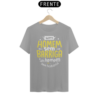 Nome do produtoHOMEM SEM BARRIGA - Camiseta Personalizada com Estampa Divertida