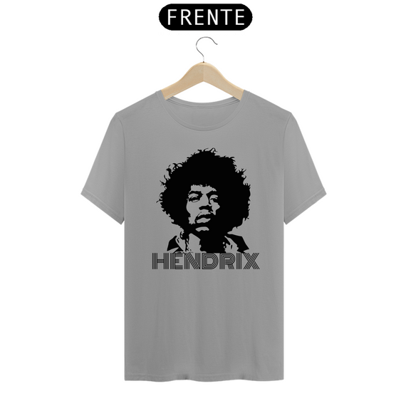 JIMY HENDRIX FACE - Camiseta Personalizada com Estampa de Banda