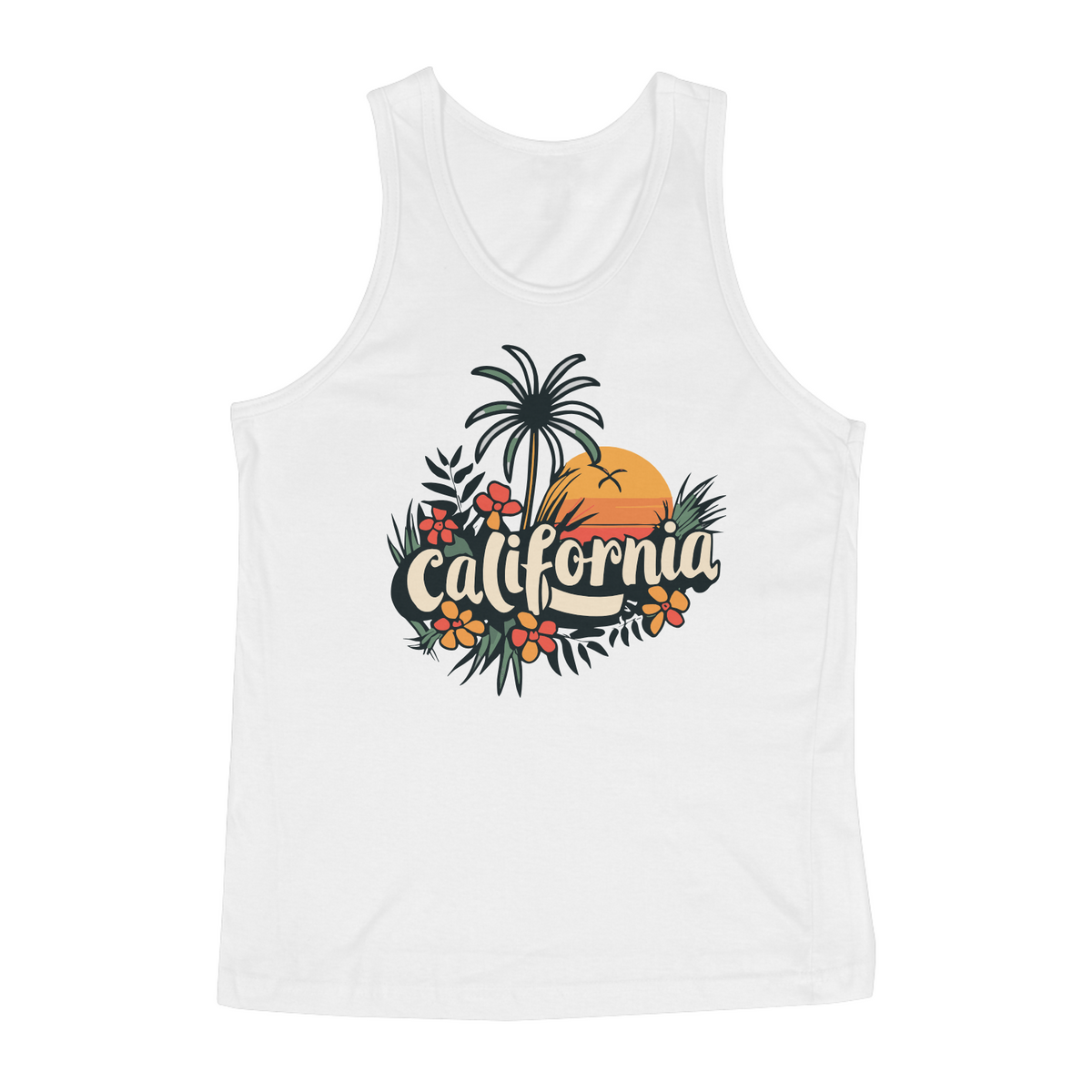 Nome do produto: Camiseta Regata Personalizada CALIFORNIA