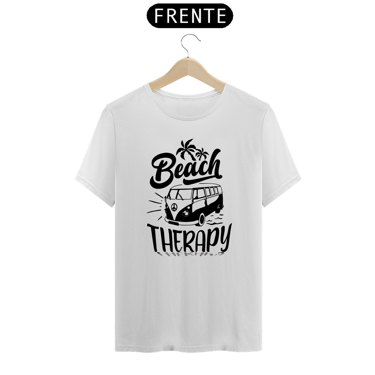 Nome do produto: BEACH THERAPY - Camiseta Personalizada com Estampa de Surf