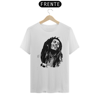 Nome do produtoBOB MARLEY SMILLING - Camiseta Personalizada com Estampa do Bob Marley