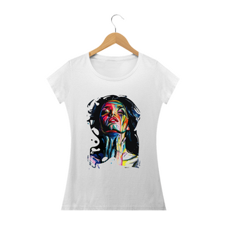 Nome do produtoBRUNETTE ORGASM - Camiseta Feminina Personalizada com Estampa Pop Art