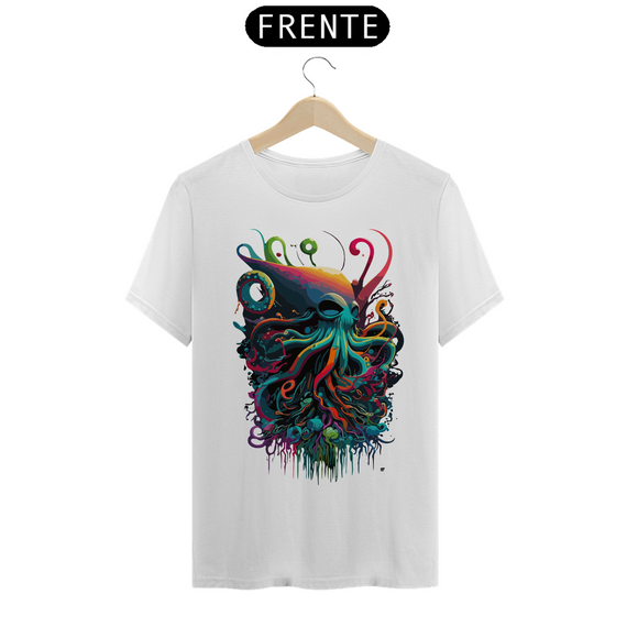 CRAZY OCTOPUS - Camiseta Personalizada com Estampa Alucinante