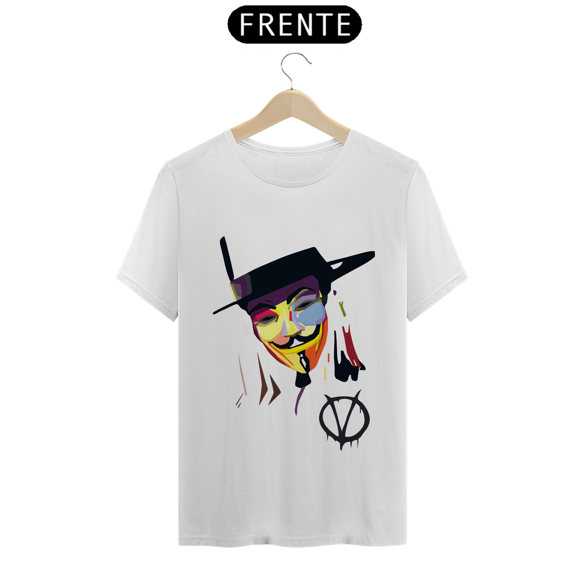 Nome do produto: DALI MASK - Camiseta Personalizada com Estampa Pop Art