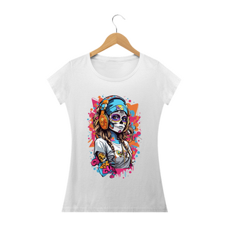 Nome do produtoMEXICANA HEAD PHONES - Camiseta Personalizada com Estampa Pop Art