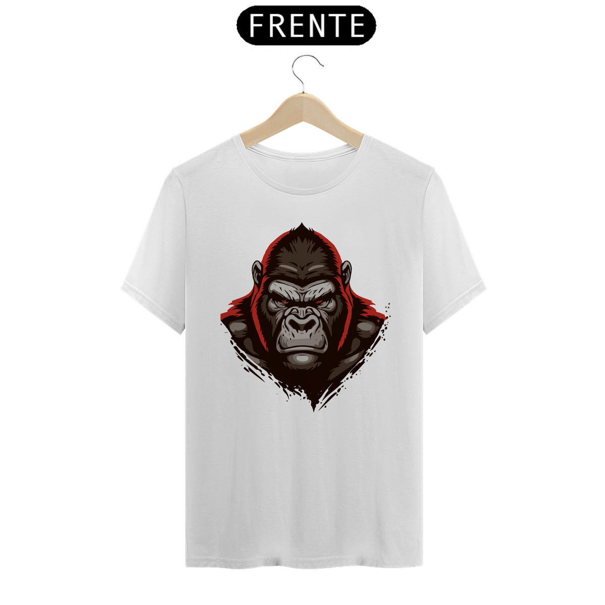 Nome do produto: GORILLA - Camiseta Personalizada com Estampa Geek