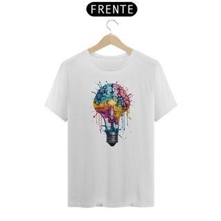 LÂMPADA CEREBRAL - Camiseta Personalizada com Estampa Pop Art