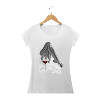 Nome do produtoLEGS & WINE - Camiseta Personalizada com Estampa Pop Art