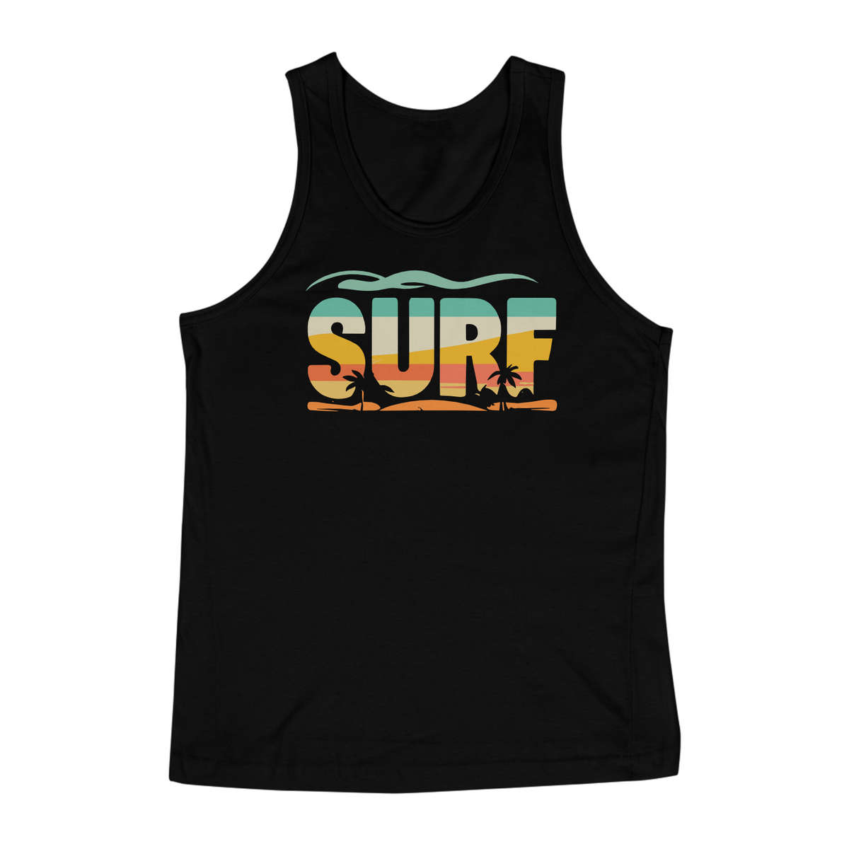 Nome do produto: Camiseta Regata Personalizada Estampa  SURF